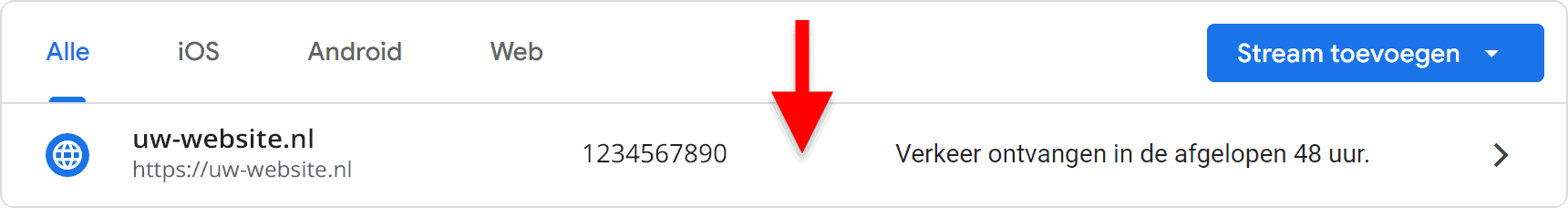 GA4 handleiding voor beginners (deel 1) - 2. Internal Traffic - Gegevensstreams