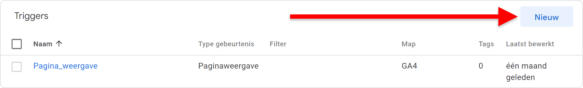 GA4 voor beginners - Events (deel 2) - 3. GA4 voor beginners - Events (deel 2) - Trigger overzicht 2 (SP)