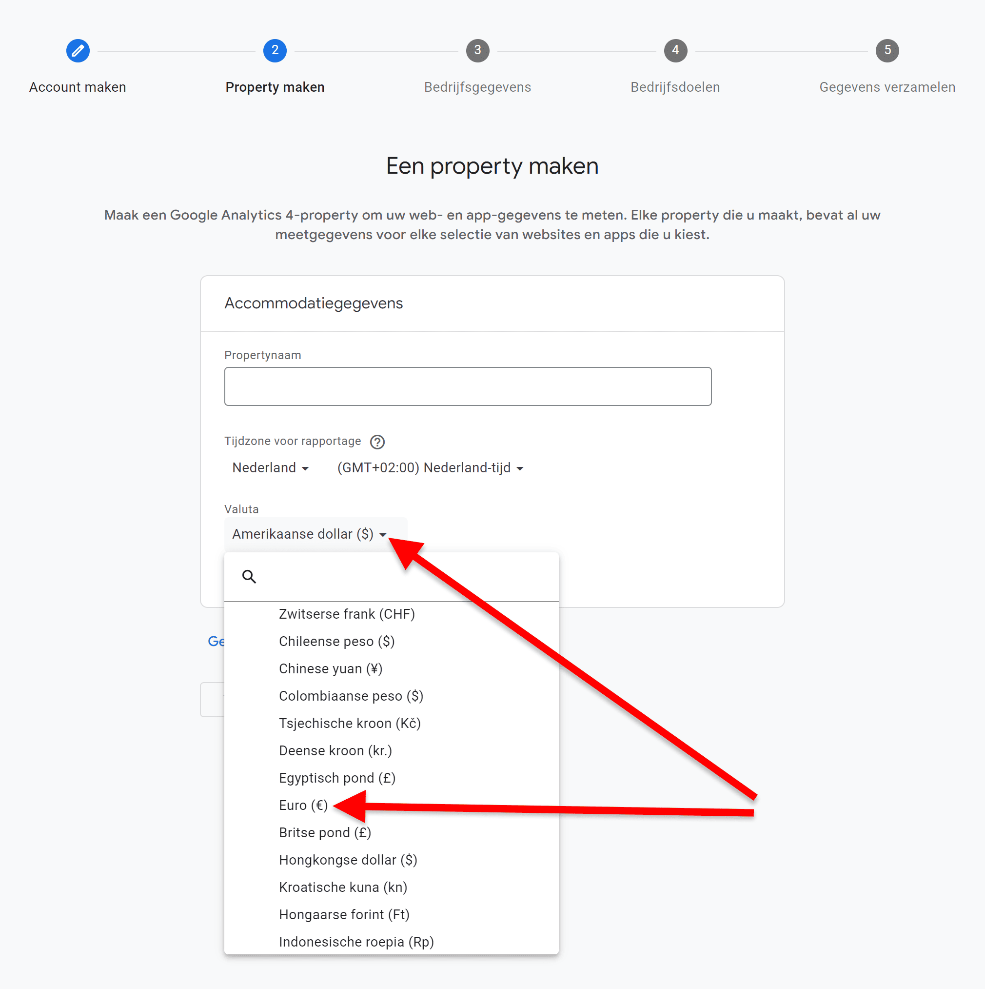 Google Analytics 4 (GA4) - 5.5 - Valuta NL met pijlen (png SP)