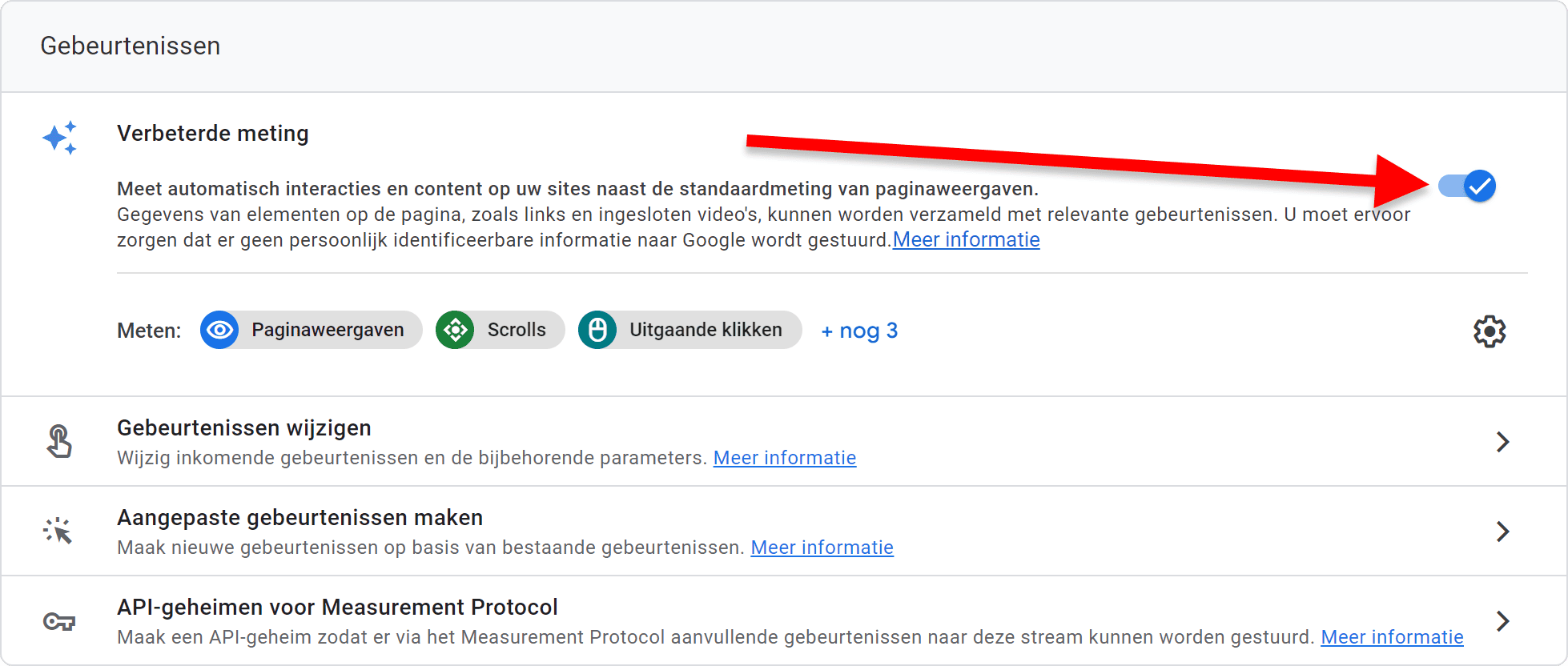 GA4 voor beginners - Events - 1. Verbeterde Meting Menu (SP)
