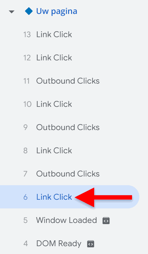 GA4 voor beginners - Events (deel 2) - 3.6.5 GA4 voor beginners - Events (deel 2) - Click variabelen - Facebook - Link click (720)