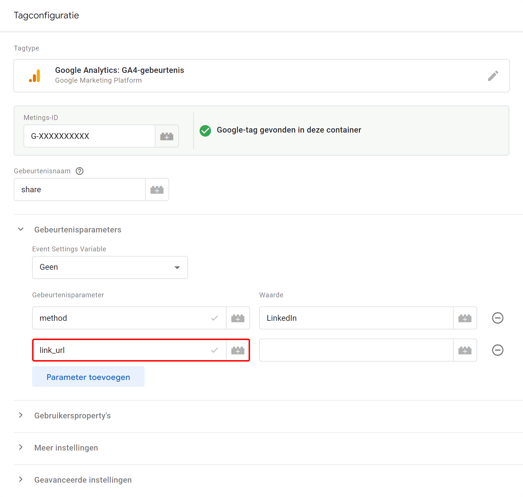 Google Tag Manager (GTM) installatie - 3.8.5.3 GA4 voor beginners - Events (deel 2) - Tag maken - Method GT (SP)