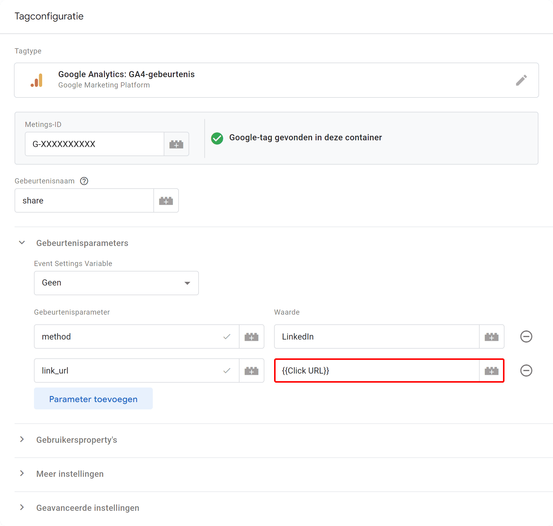 Google Tag Manager (GTM) installatie - 3.8.5.4 GA4 voor beginners - Events (deel 2) - Tag maken - Method GT (SP)