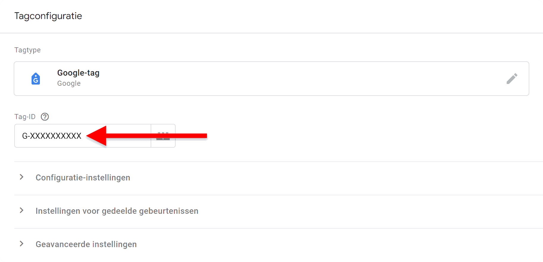 Google Tag Manager (GTM) installatie - 9.8.3.31 GA4 configuratie - Google Tag (SP)