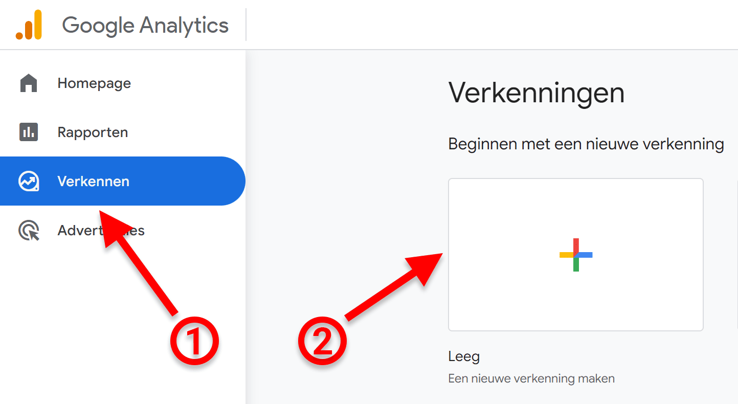 GA4 voor beginners - Events (deel 2) - 4.06.1 Verkennen rapport maken SP