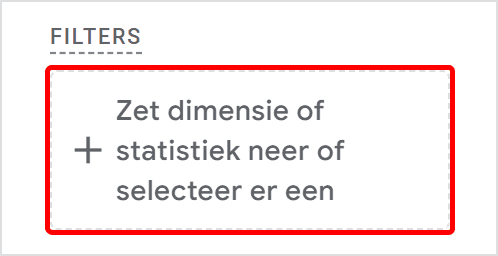 GA4 voor beginners - Events (deel 2) - 4.15.1 Filters sectie SP