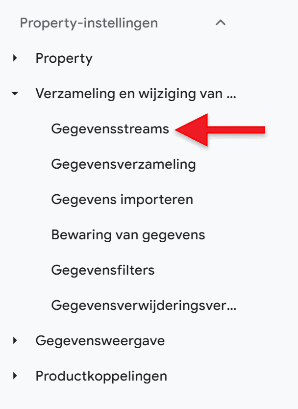 GTM voor beginners (deel 3) - 1.1.1 Ga4 Gegevensstream SP