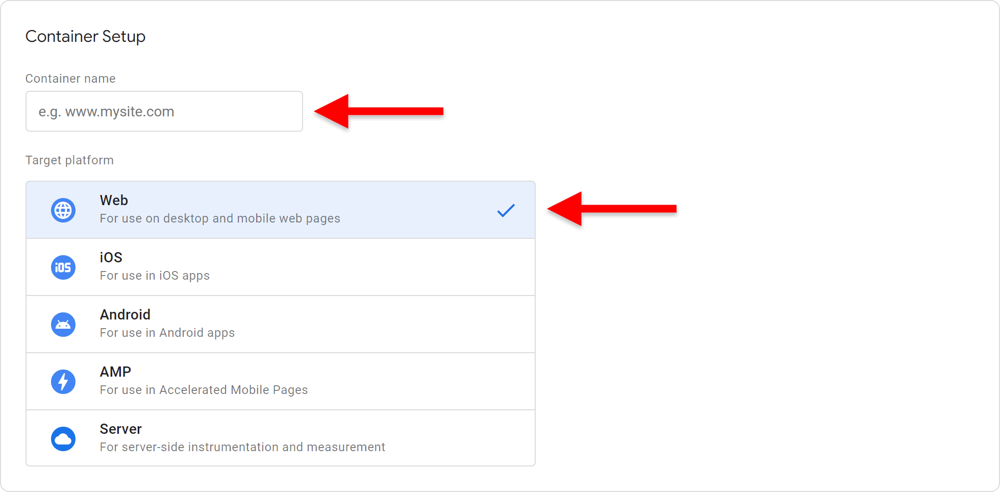 Google Tag Manager for Beginners (part 1) - 3.4 Container setup SP